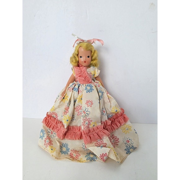 Nancy Ann Other - Vintage Nancy Ann Storybook Doll pink dress bisque 7"
